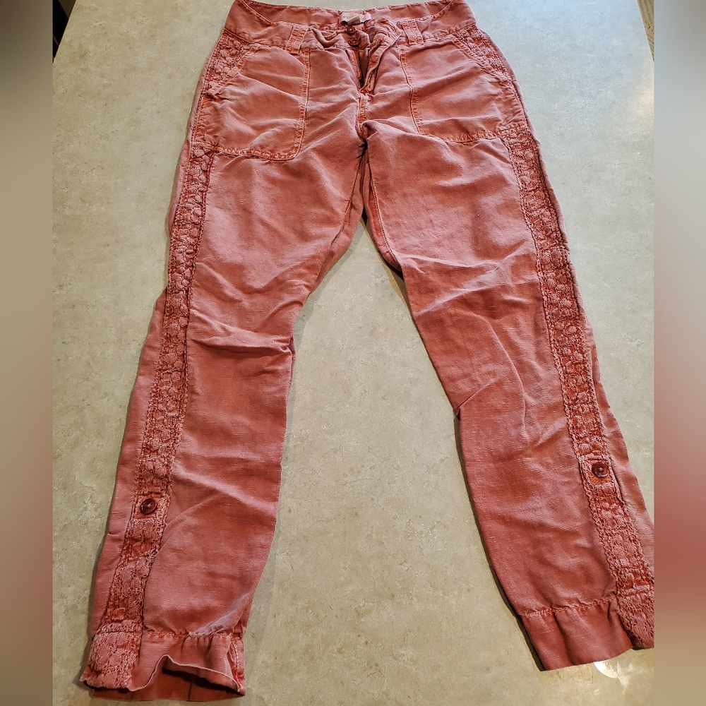 Sundance Linen/cotton blend pants